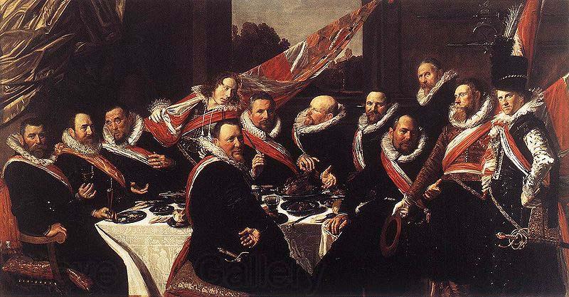 Frans Hals Banquet of the Officers of the St George Civic Guard WGA Germany oil painting art